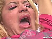 Hot busty shemale get tight assfuck